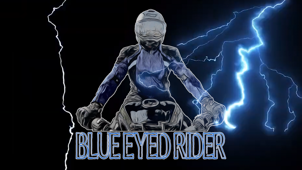 Rider with Lightning